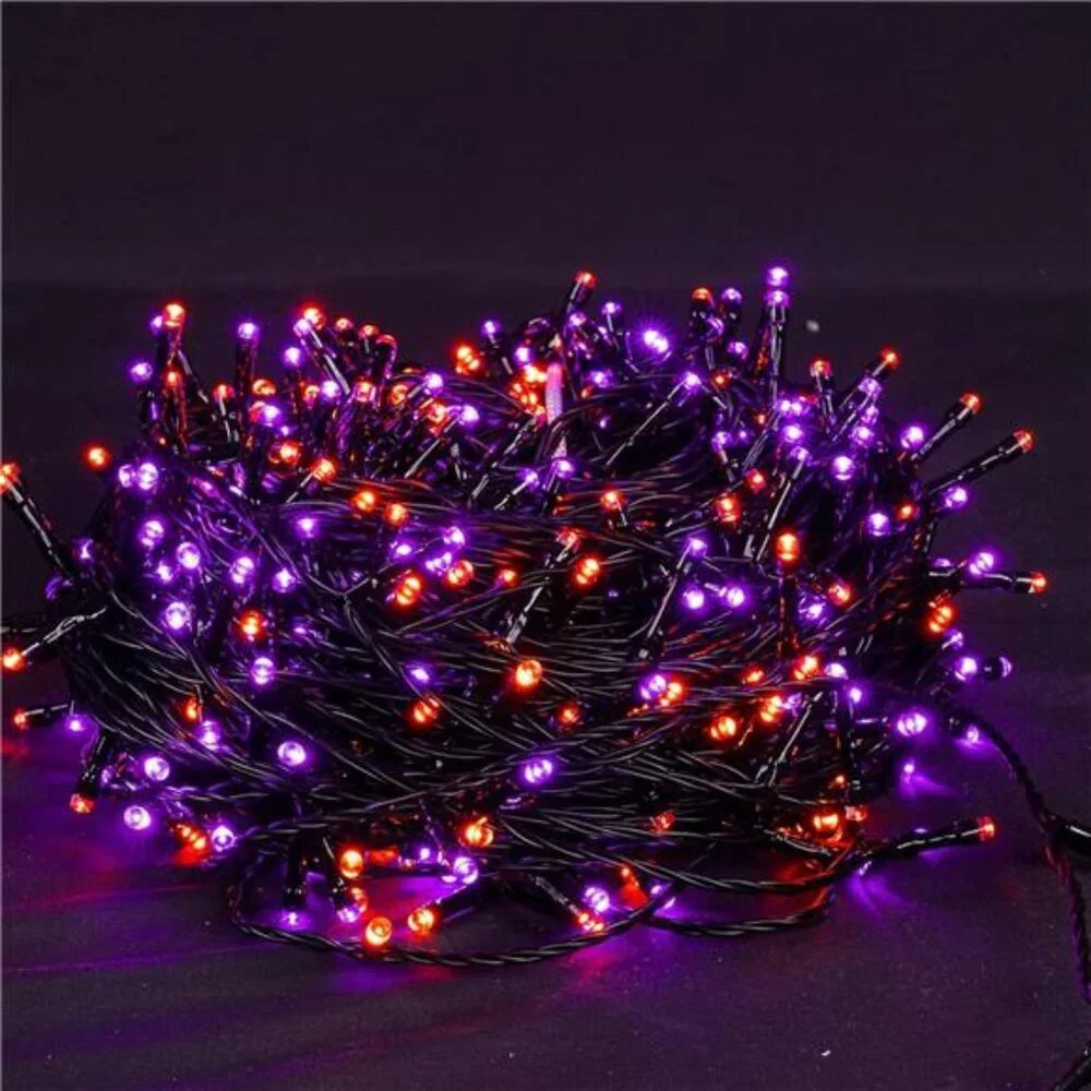 Halloween 300LED String Lights,100FT StringLights with 8Lighting Modes,Halloween